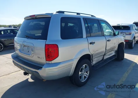 2005 Honda Pilot Ex-L from USA, damaged, VIN 2HKYF18585H530184